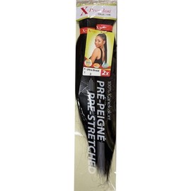 X PRESSION 2X 46'' PRE STRETCHED ULTRA BRAID colour 2 DARK BROWN