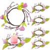 VirtuGro 6 Pieces Valentine Candle Rings Mini Valentine's Day Heart