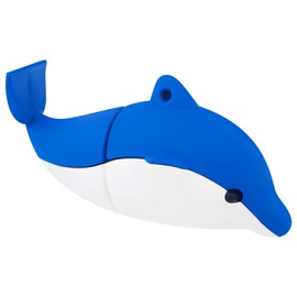 BORLTER CLAMP 64GB Cute Cartoon Dolphin Shape USB Flash Drive Memory Stick