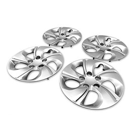 15 inch Hubcap for 2013 2014 2015 Honda Civic Wheel Cover 15 in Hub Cap Silver - Set of 4 Pcs