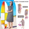 Kato Tirrinia Microfibre Terry Towelling Surf Poncho Towel Bath Poncho