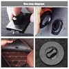EMSea 4Pcs Car Mat Retainer Carpet Anti-Slip Buckle Twist Plastic