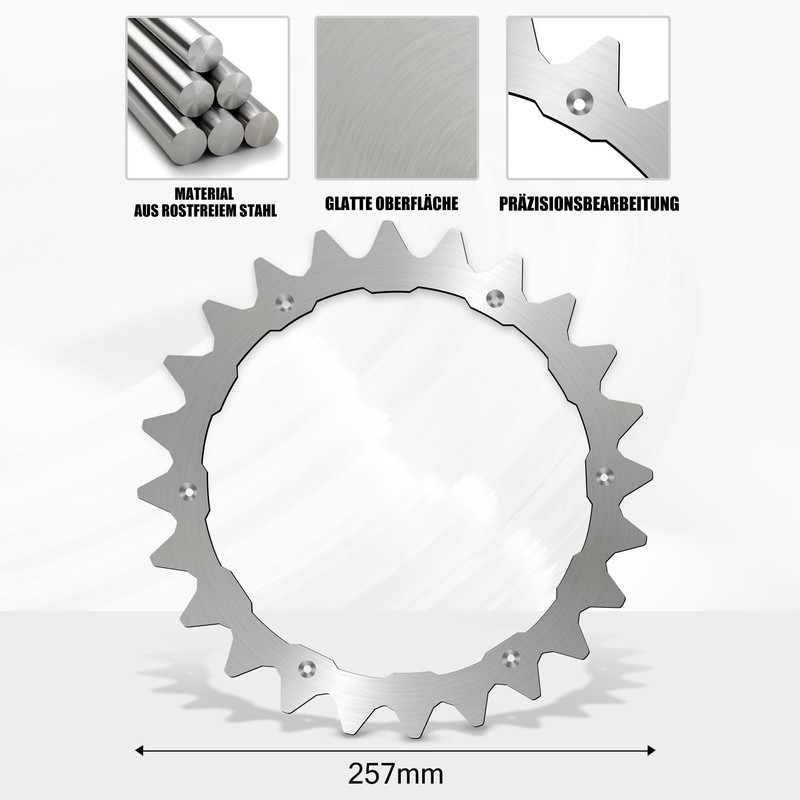 Stainless Steel Spikes Compatible with Segway Navimow i105E-i108E Models, Diameter