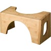 Squatty Potty Bamboo Flip Bathroom Toilet Stool - 7 and