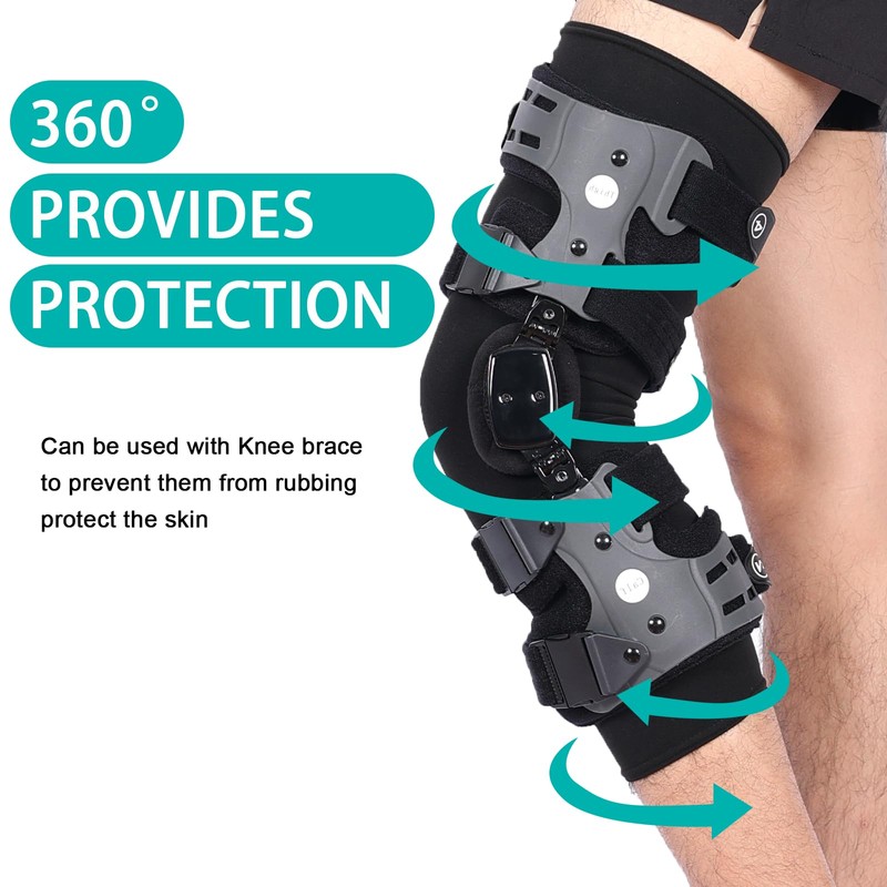 DOUKOM Knee Brace Undersleeve for Men & Women, Leg Undersleeve