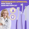VVHOMIFE Cat Toothbrush for Kitten Teeth Cleaning – Soft Bristle