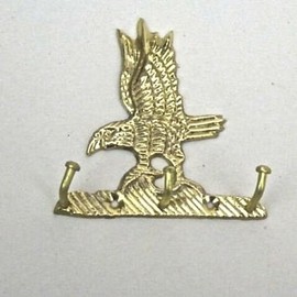 G.I.I Solid Brass Eagle Key Hook