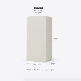 Tianhui Food Storage Containers Tin Box with Airtight Lids Kitchen Pantry Organization Metal Box, Mysterious Black, S