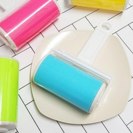Reusable Handy Lint Roller for Pet Hair, Bedding, and Carpet Dust Random Color 5ea
