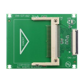 POFET CF to ZIF/CE 40-pin Hard Disk Interface Adapter Card, 1.8 Inch Computer Flash CF Memory Card to CE/ZIF SSD HDD Adapter with 2 Cables