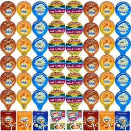 Coffee Creamer Singles Variety Pack Packaged by Bools, International Delight Mini Coffee Creamer & Mini Moo's 4 Flavor Assortment (100 Pack) for Home, Office, Coffee, Bar, Gift