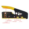YIOVVOM Pass Through RJ45 Crimp Tool / Wire Stripper /