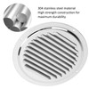 Aramox Marine Air Vent Louver Grille Ventilation Duct Cover 304