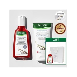 [SET] Rausch Willow Bark Treatment Shampoo+Conditioner+GIFT / [SET] 라우쉬 윌로우바크 트리트먼트 샴푸+컨디셔너+GIFT