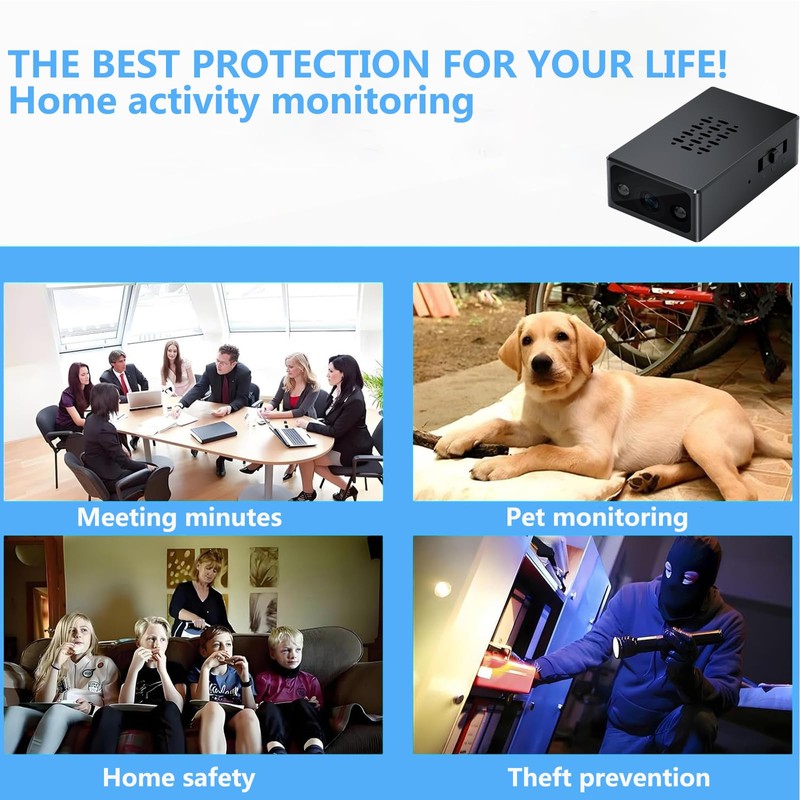 Home Compact Security Camera - HD 1080P Nanny Pet Child