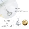 Midir&Etain Celtic Knot Necklace 925 Sterling Silver Moonstone Moon Pendant