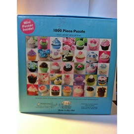 Cupcake 1000 Piece Puzzle + Mini Poster by Re-marks