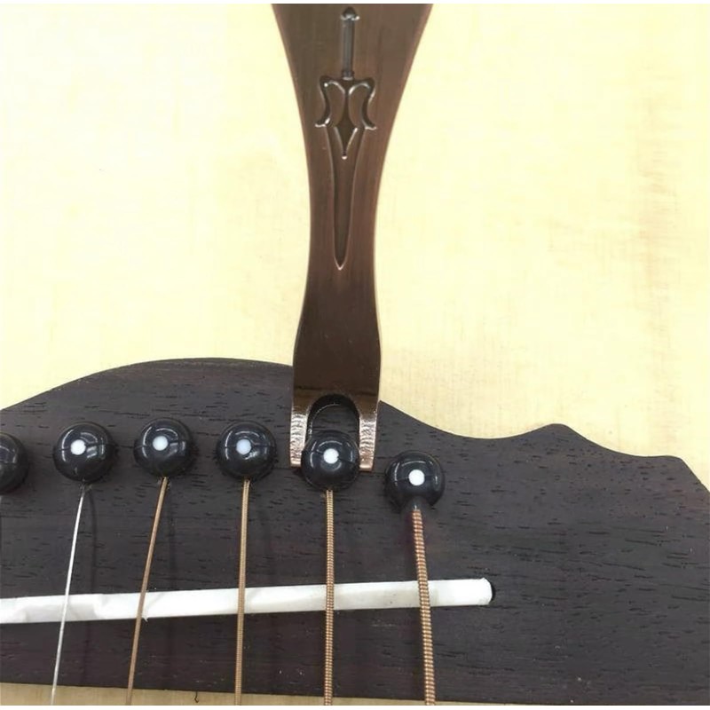 Zittop Acoustic Guitar Bridge Pins Puller Peg Remover - Strings