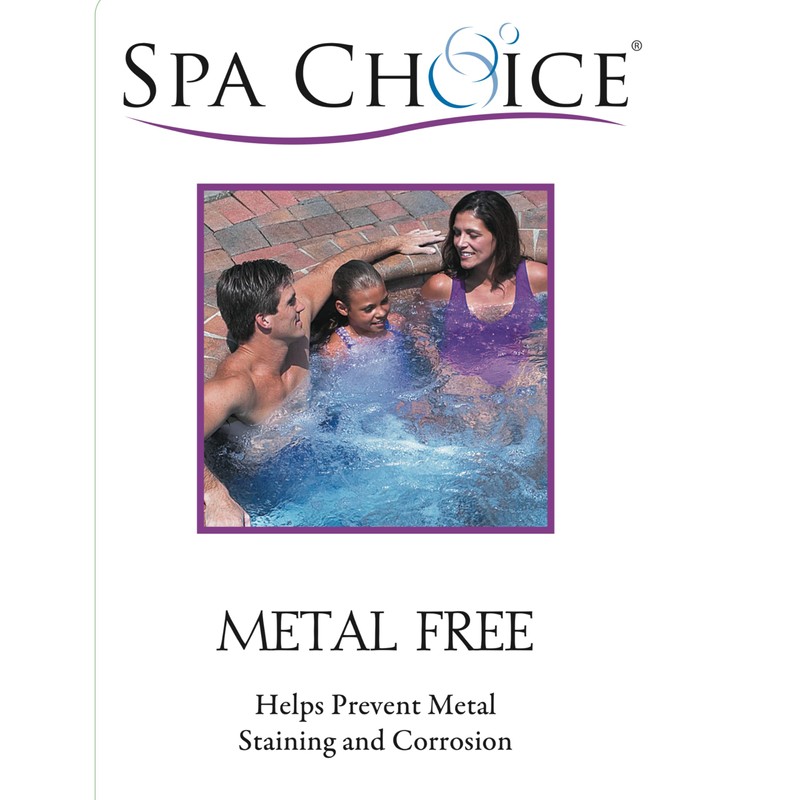SpaChoice 1-Pint 2-Pack Premium Metal Free, Metal Gone for Spa