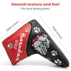 Putter Cover Headcover for Odyssey 2 Ball Magnetic Mallet Fits