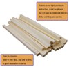 TSKDKIT 30 Pcs Wood Square Dowel Rods Basswood Dowel Sticks