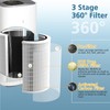 12010 True HEPA Replacement Filter Compatible with Clorox 11010 &