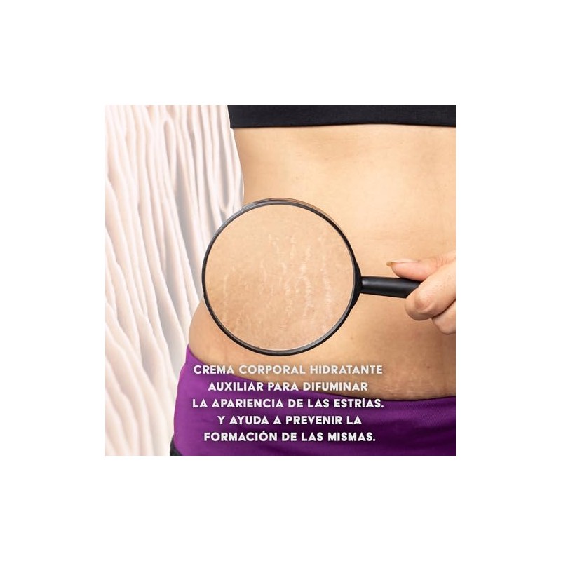 Crema Corporal para Estrías, Hidratante, 250ml