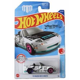 Hot Wheels '91 Mazda MX-5 Miata - J-Imports 4/10 - Blanco