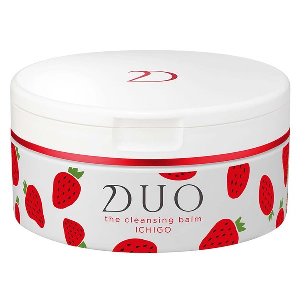 DUO The Cleansing Balm Strawberry 3.2 oz (90 g) (Reward for Bare Skin with Strawberry Beauty Ingredients) For those who are concerned about strawberry nose, dullness, or crinkling (Strawberry Scent) Eyelash Ek OK W face wash not required