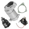 Caltric Starter With Drive Bendix and Relay Solenoid for Polaris