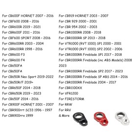 MOQIAOSEIKO Motorcycle Gear Lever Stabiliser Gear Lever Mount Compatible with Honda VTR RC51 SP CBR CB600 900 1000 RR Fireblade VOGE Valico 625DSX 525DSX