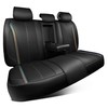 CAR PASS® Back Seat Covers, Nappa Leather Rear Seat Bench