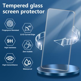 Suttkue for Nubia Red Magic 10 Pro Screen Protector, 9H Hardness Anti-Scratch Tempered Glass flim, Case Friendly,(2 PACK)