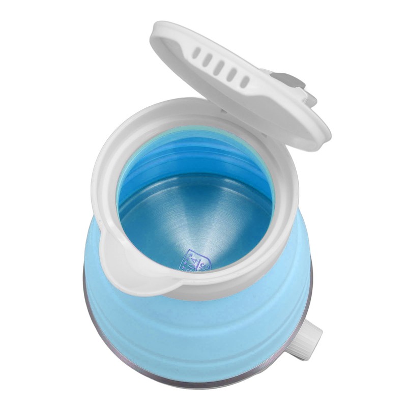 850W Foldable Electric Kettle 600ml Silicone Auto Power Off Collapsible