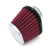 Chrome Performance Oval Pod Filter - 39mm - Compatible with