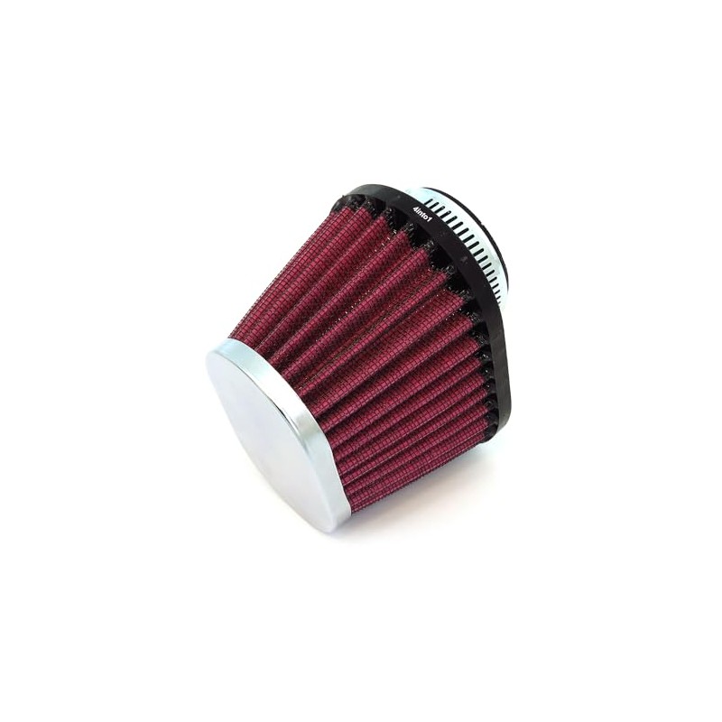 Chrome Performance Oval Pod Filter - 39mm - Compatible with