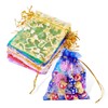 55 Pcs Small Organza Bags 3x4 inches Jewelry Gift Bags