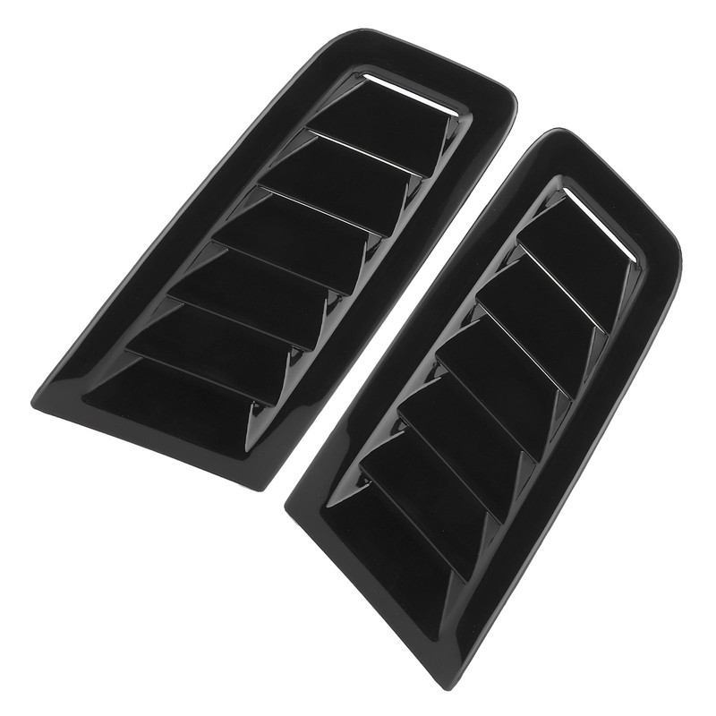 2Pcs Universal Bonnet Air Vents Engine Hood Car Exterior Parts