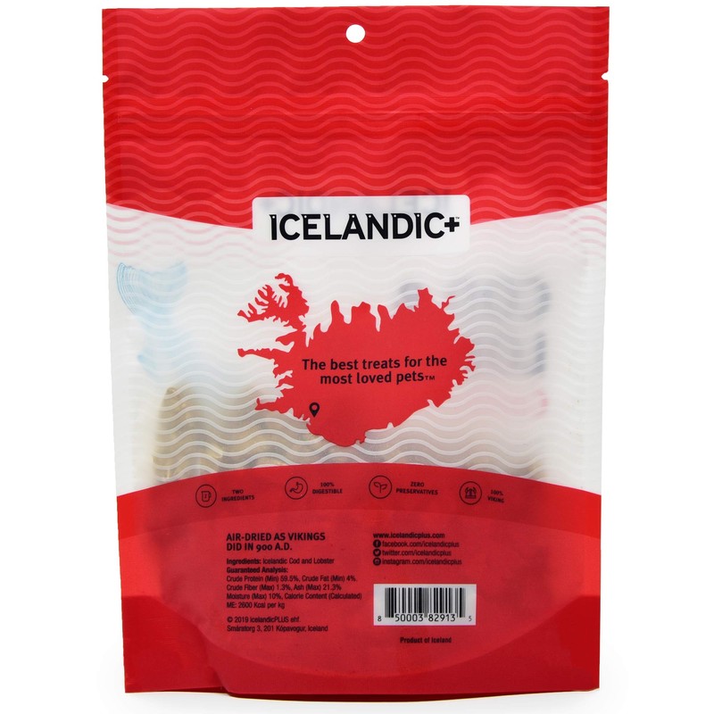 Icelandic+ | All-Natural Dog Chew Treats | Combo Bites, 3.52