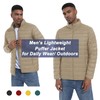 MAGCOMSEN Puffer Jacket Men Packable Down Jackets Lightweight Winter Coats