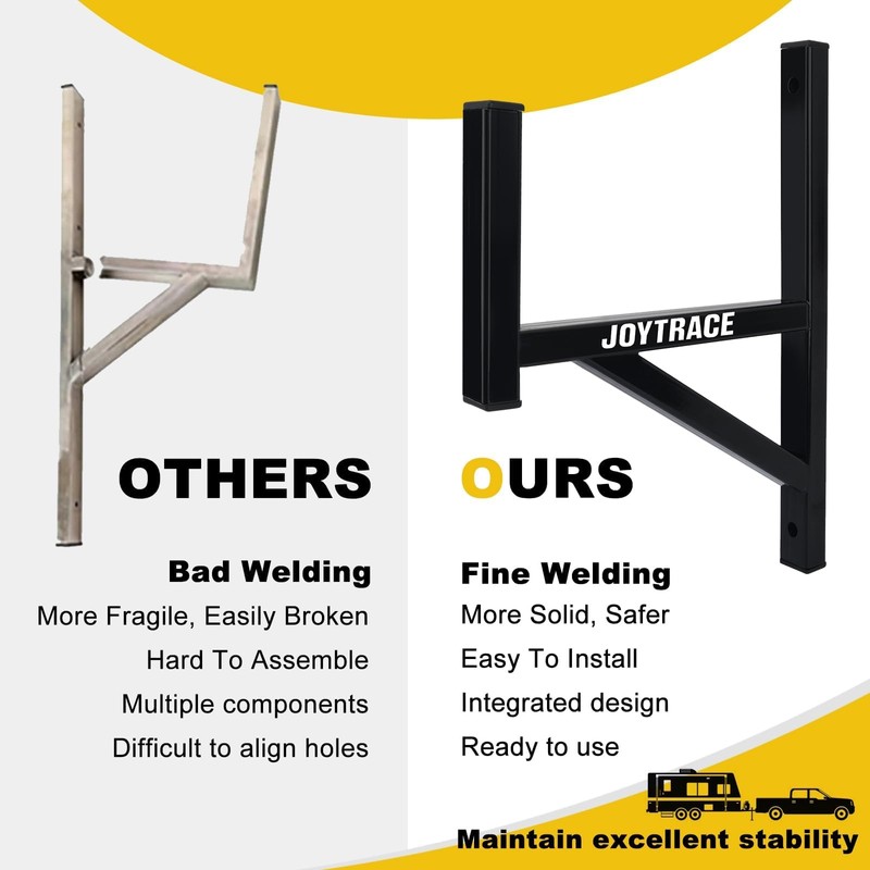 2 Rack Heavy Duty Side Mount Trailer Ladder Rack with