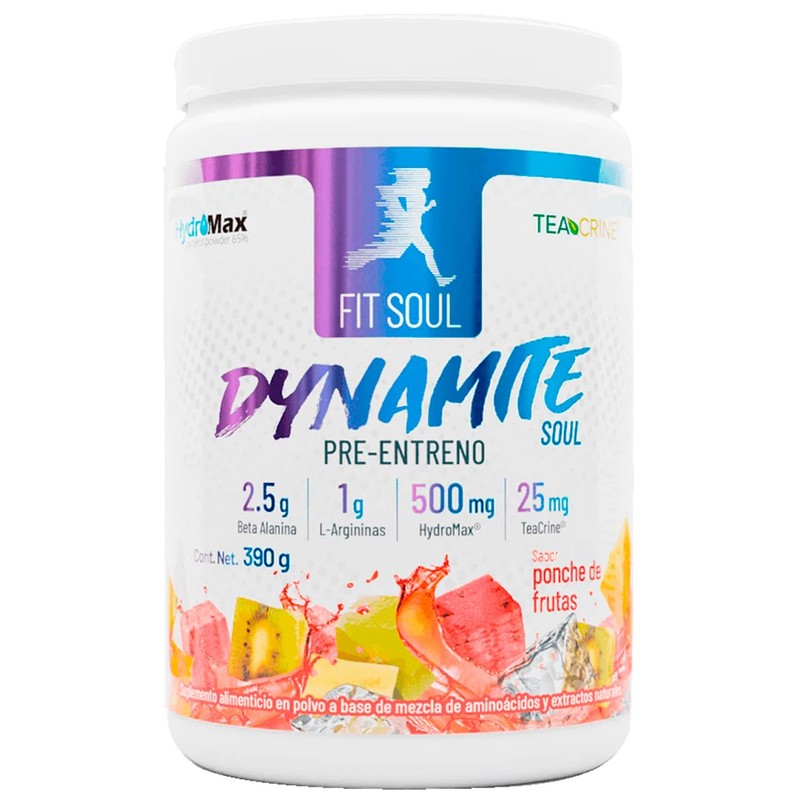 Pre entreno Fit Soul Dynamite Soul Suplemento Pre-Workout 30 servicios