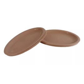 Boris 20 Platos Tampiqueños Mini Blanco 22.9cm 332ml Ovalado