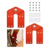 2Pcs New Attic Ladder Hinge,Aluminum Step Ladder Hing Kit