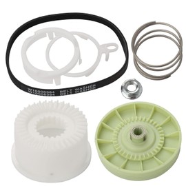 W10721967 Pulley Clutch Kit & W10006384 Drive Belt by Seentech - Compatible With Whirlpool Kenmore Washer- Replaces: W10006356 W10315818 PS10057144 W10006352 W10006353 W10006354 W10326374