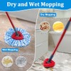 Mop Heads Replacements for O-Cedar RinseClean 2-Tank Spin Mop, Mop