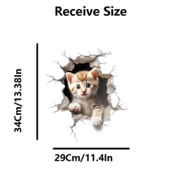 Cartoon Cat Dog Toilet Stickers, Clean Your Piss Funny Decals, Waterproof Wall Art Sign Decor, Removable Toilet Seat Quote Murals for Toilet WC Restroom Door Seat Bathroom Decoration (Cat4)