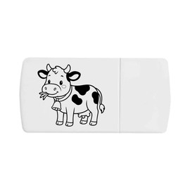 Azeeda 'Dairy Cow' Pill Box with Tablet Splitter (PI00037639)