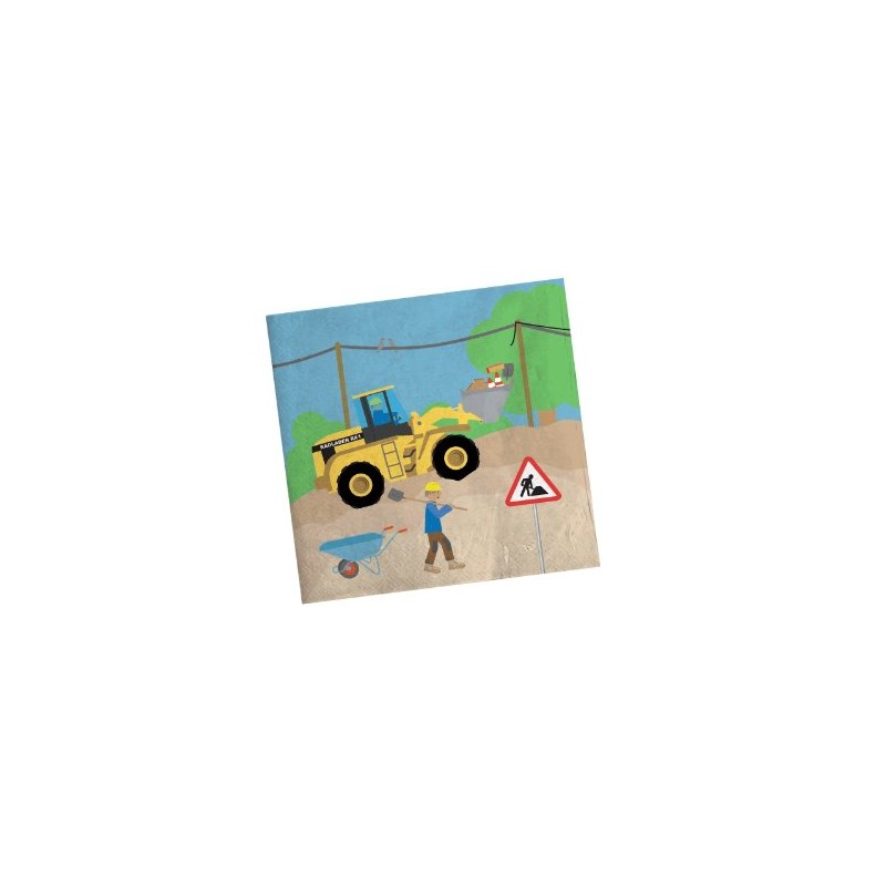 Bob the Builder Napkins for Children's Birthday Parties Set of