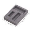 IWOWHERO Graphite Ingot Mold with Slots Melting Casting Mould for